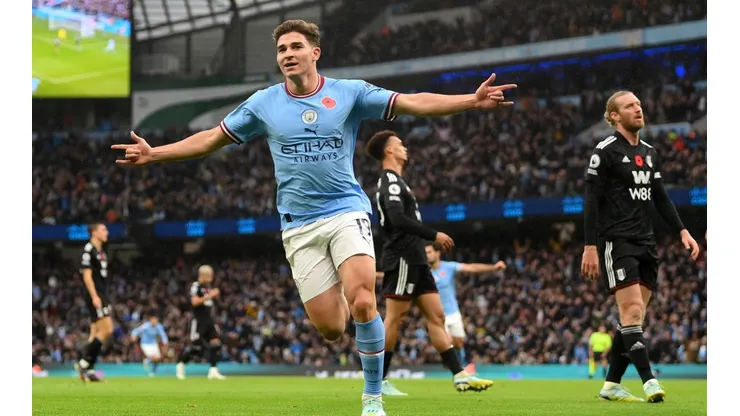 El elogio de Haaland a Julián Álvarez tras su gol en el city: "Me hace feliz"