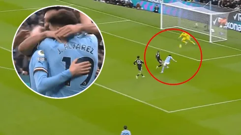 Gol de Julián Álvarez al Fulham.