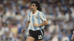 Mario Alberto Kempes, uno de los goleadores mundialistas de Argentina.