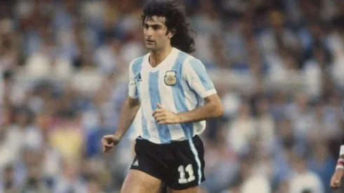 Mario Alberto Kempes, uno de los goleadores mundialistas de Argentina.