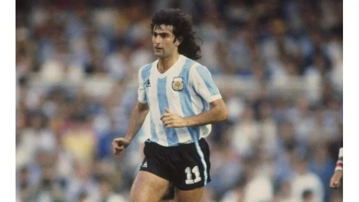 Mario Alberto Kempes, uno de los goleadores mundialistas de Argentina.