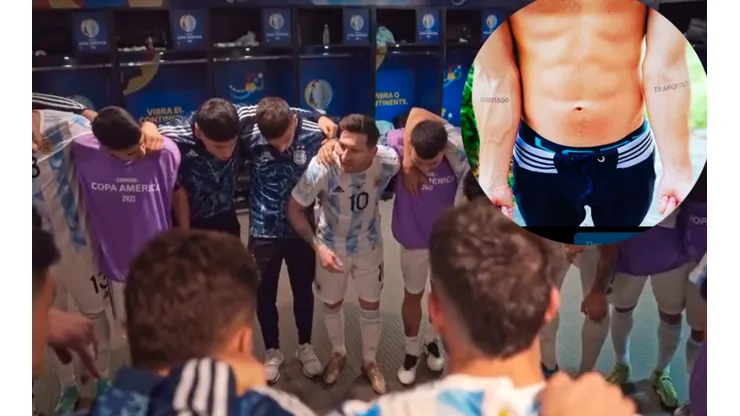 Creer o reventar: un ex-Gran Hermano se tatuó una frase de la arenga de Messi ¡6 años antes!