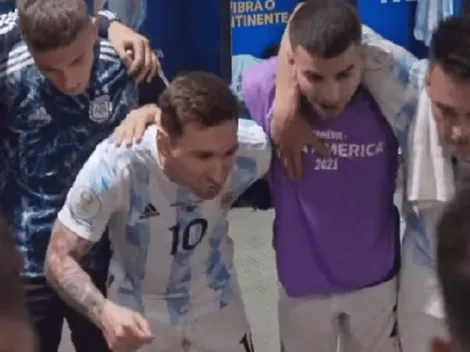 La arenga de Messi que nunca se vio: "Esta Copa se tenía que jugar en la Argentina y Dios la trajo acá..."