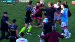 VIDEO | Casi terminan a las piñas: la reserva de Boca, Lanús y el árbitro tuvieron un picante final de partido