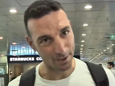 VIDEO | La contundente respuesta de Scaloni a un hincha que le dijo "Scaloneta"