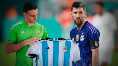 La camiseta de la Selección de Argentina para el Mundial.