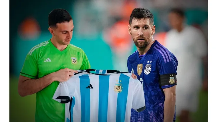 La camiseta de la Selección de Argentina para el Mundial.