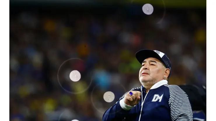 Maradona en su última vez en La Bombonera