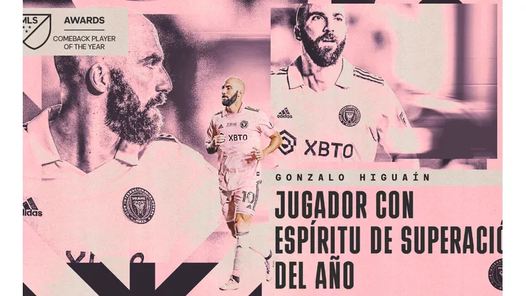 El Pipita, "Jugador con Espíritu de Superación del Año de la MLS".