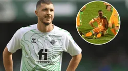 Guido Rodríguez y su lesión en la Europa League.