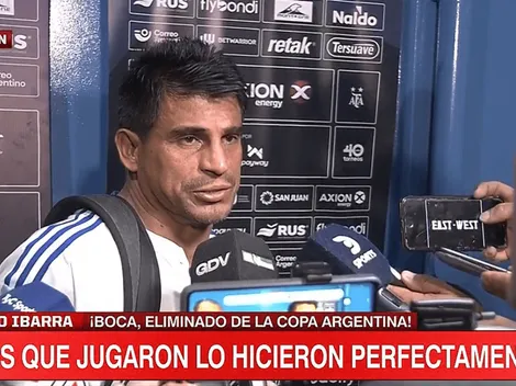 Ibarra no quiso hablar de los árbitros post-eliminación de Boca