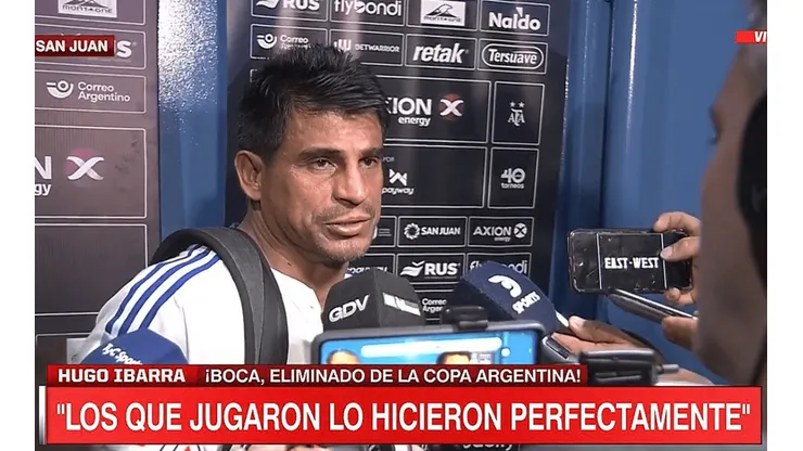 Ibarra no quiso hablar de los árbitros post-eliminación de Boca