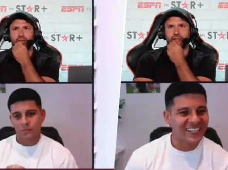 VIDEO | En vivo con el Kun Agüero, Rojo se burló de un jugador de Independiente