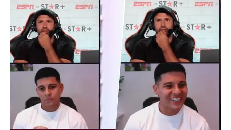 VIDEO | En vivo con el Kun Agüero, Rojo se burló de un jugador de Independiente