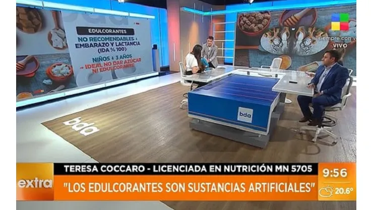Una nutricionista se desmayó en el programa.