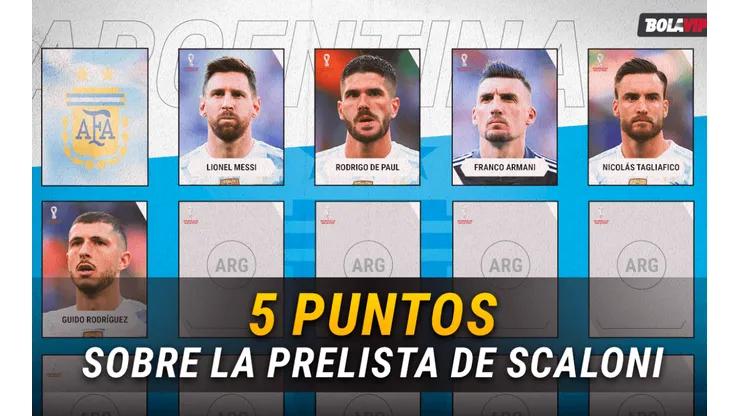 Los detalles que le faltan a Scaloni para definir la lista de Qatar 2022