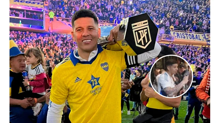 VIDEO | El íntimo mensaje de Rojo al plantel de Boca en los festejos del título