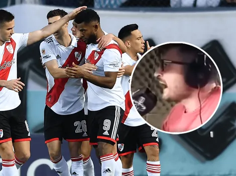 VIDEO | El relator de River que explotó contra los jugadores: "El equipo más pelot..."
