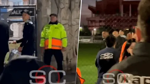 VIDEO | El fuerte cruce de Copetti con un hincha de Racing: "No quisieron ganar"