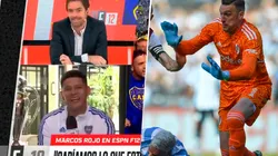 El mensaje de Rojo para Armani tras taparle el penal a Racing: "Lo banco a muerte"