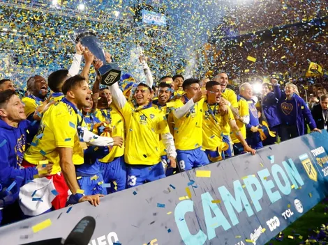 En pleno festejo: el referente de Boca que puso en duda su continuidad