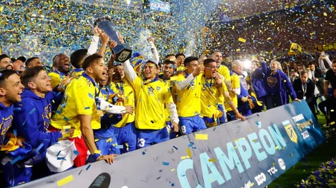 En pleno festejo: el referente de Boca que puso en duda su continuidad