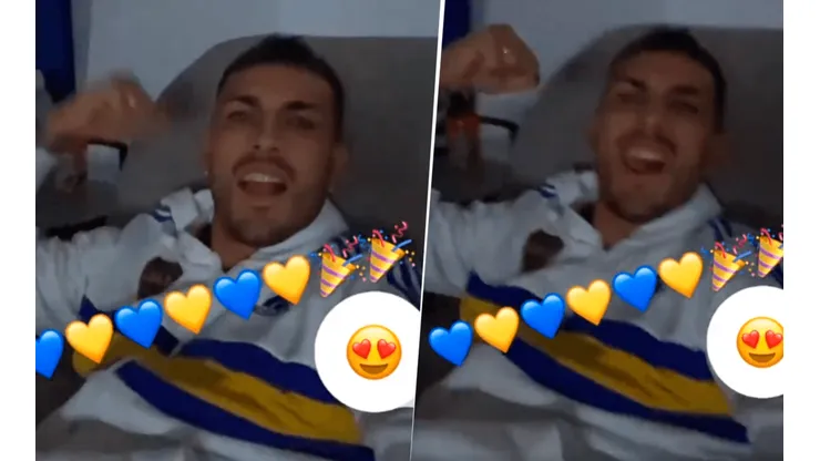 VIDEO | El alocado festejo de Paredes tras el título de Boca