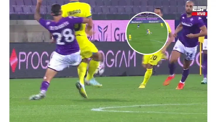 VIDEO | La dura patada de Martínez Quarta a Lautaro en el Fiorentina-Inter