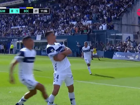 VIDEO | Con modo oso incluido, así fue el gol de Gimnasia ante Boca