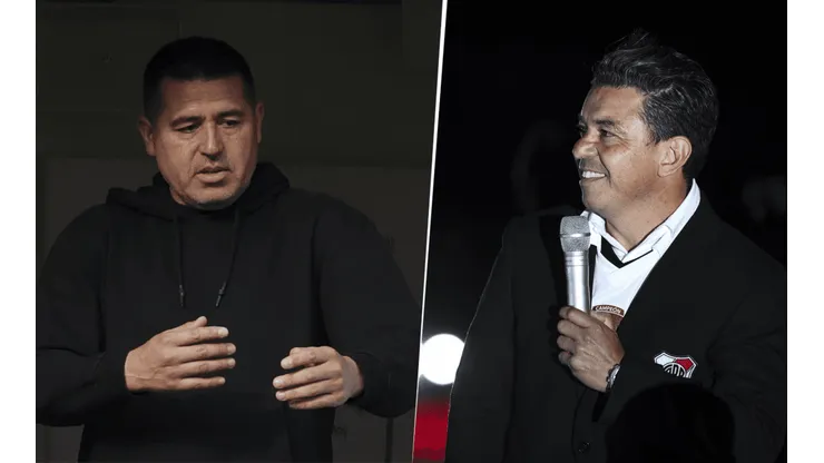 Riquelme y un mensaje para Gallardo.