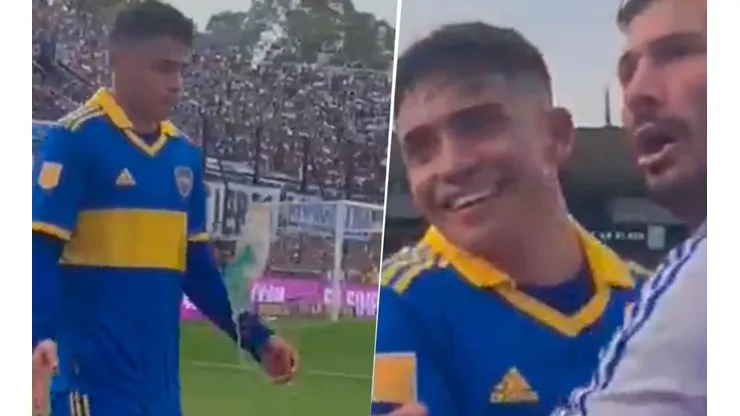 VIDEO | A Langoni le tiraron un botellazo y su reacción es viral en Twitter