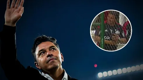 Un gesto de Gallardo enloqueció a los hinchas.