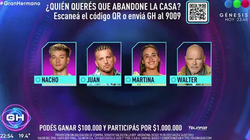 Gala de nominación Gran Hermano 2022