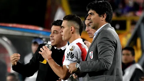 Gallardo recibió las sentidas palabras del máximo goleador de su ciclo en River.