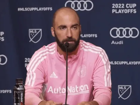 Higuaín reveló el audio que le mandó Gallardo al retirarse