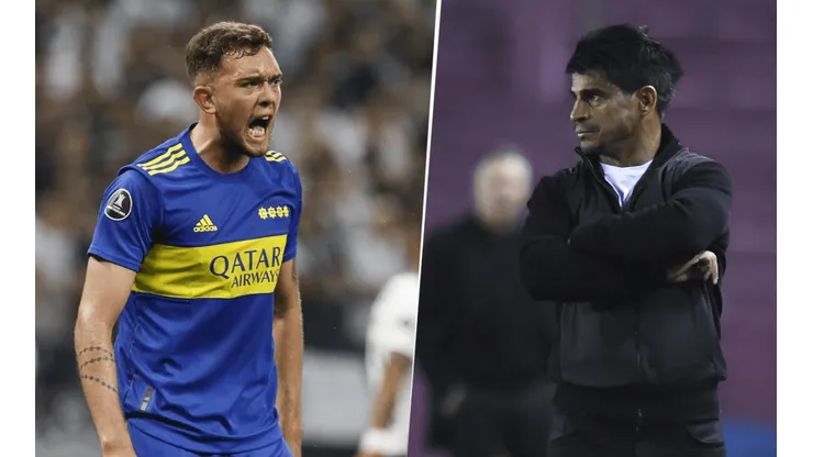 Aranda vio el partido con Newell's desde el banco.