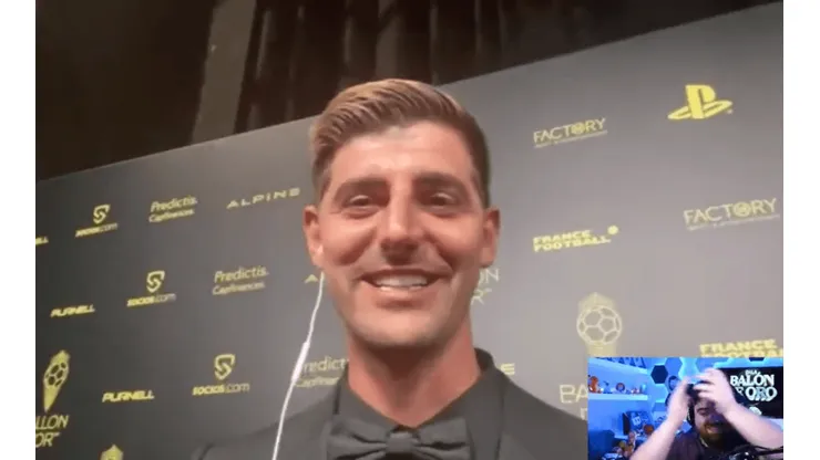 Courtois se reencontró con Ibai: "¡Mi gordita!"