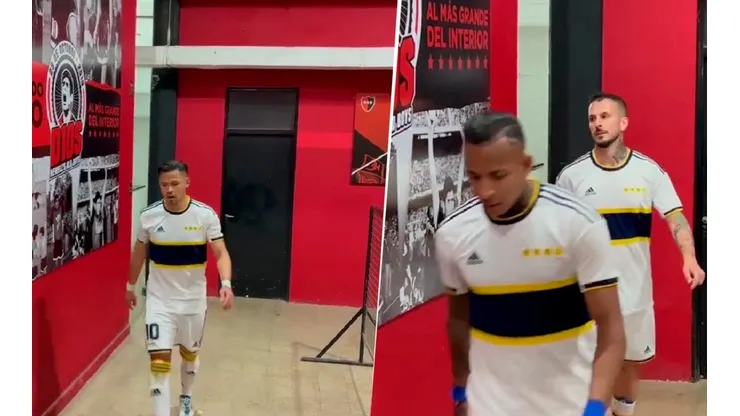 VIDEO | El grito de un jugador de Boca ni bien todo el plantel entró al vestuario en la cancha de Newell's