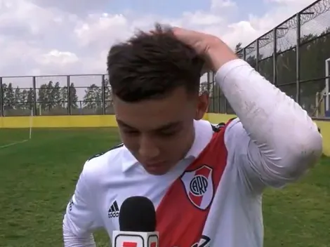 Rompió en llanto: Matías Gallardo no se pudo contener al palpitar la despedida de su papá en River