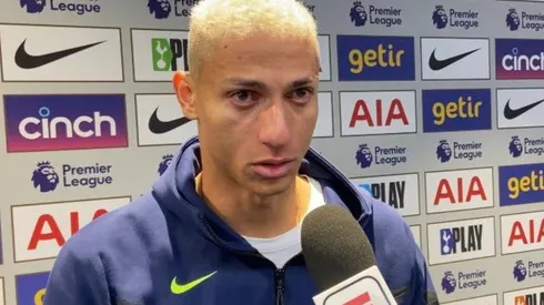 Richarlison se fue llorando del vestuario del Tottenham y Brasil prendió las alarmas