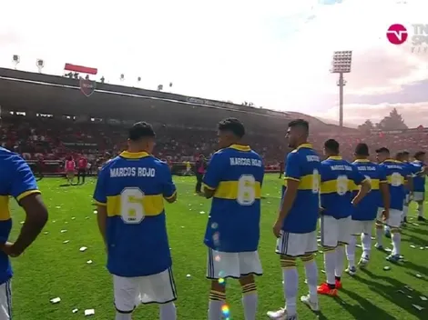 La historia que subió Rojo ni bien vio el homenaje de sus compañeros de Boca