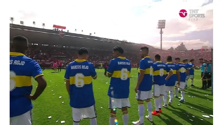 La historia que subió Rojo ni bien vio el homenaje de sus compañeros de Boca