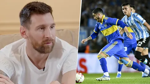 Messi habló del fútbol argentino.