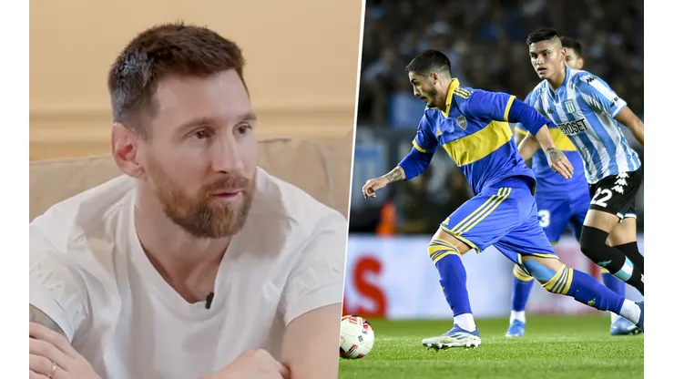 Messi habló del fútbol argentino.