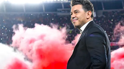 Gallardo y su última función en el Monumental.