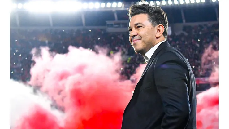 Gallardo y su última función en el Monumental.