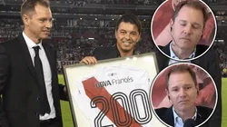 Brito se emocionó mientras hablaba de Gallardo.