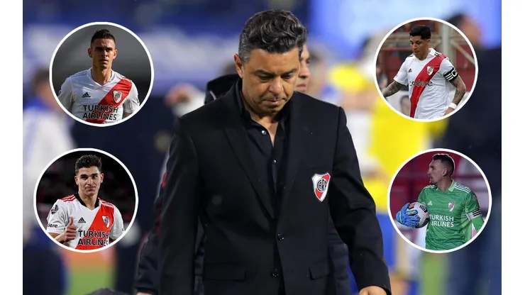 Los referentes de River que no saludaron a Gallardo en redes.