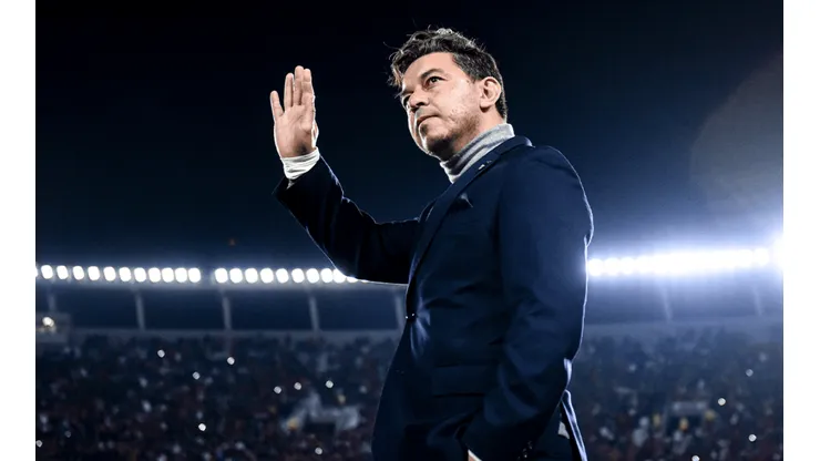 Marcelo Gallardo se despide del Monumental en el partido de River ante Rosario Central
