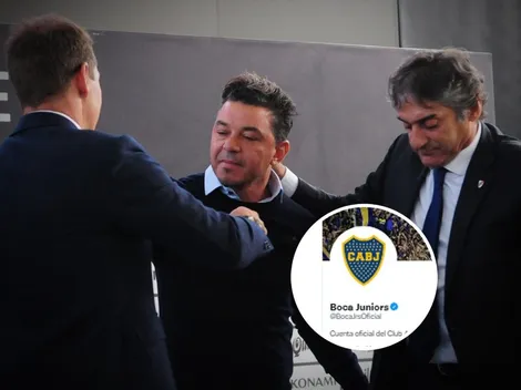 El primer tuit de Boca tras el anuncio de Gallardo sobre su salida de River